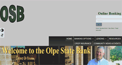 Desktop Screenshot of olpestatebank.com